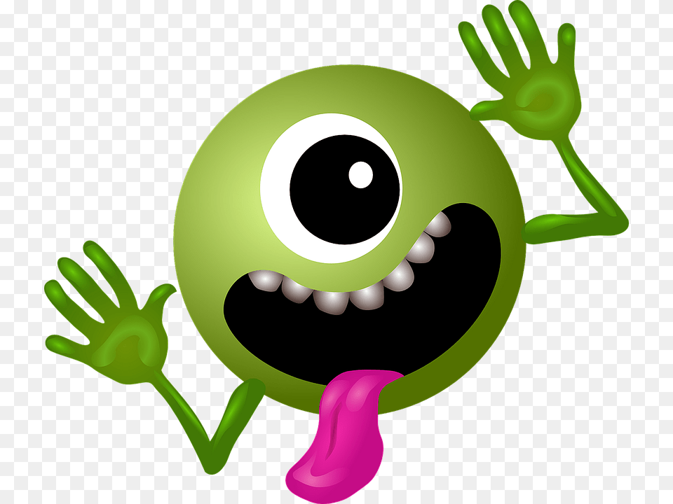 Cartoon Alien Galaxy Don T Panic, Green Free Png