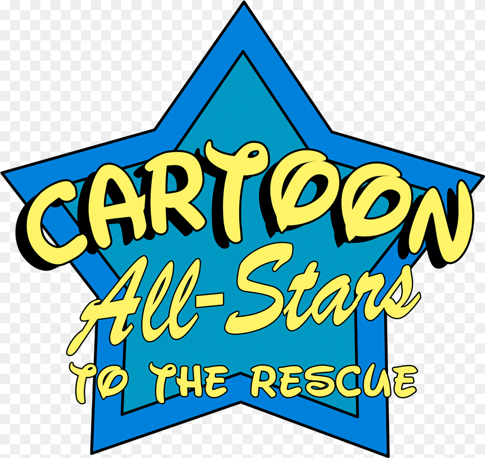Cartoon All Stars To The Rescue Logo Logo, Symbol, Text Free Png Download