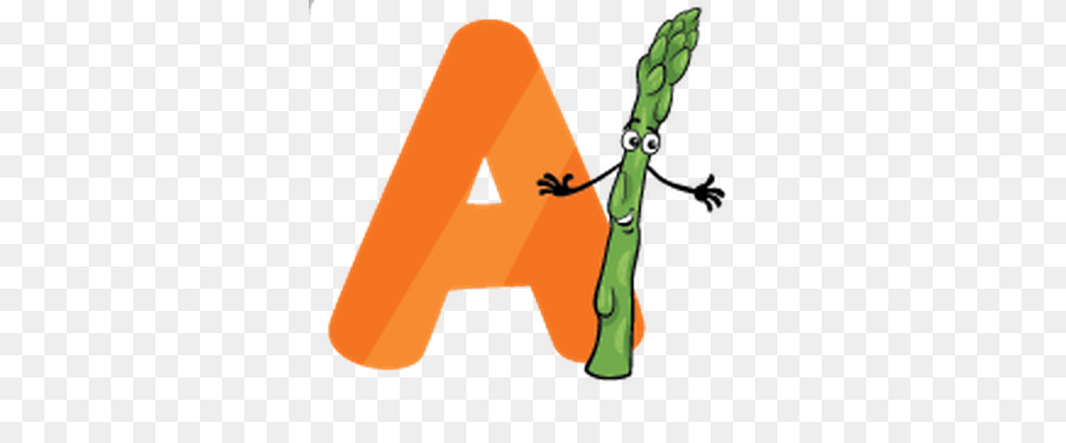 Cartoon Alphabet Letters Image Group, Asparagus, Food, Plant, Produce Free Transparent Png