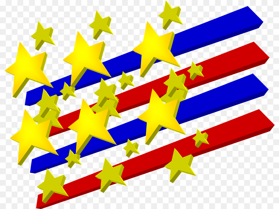 Cartoon American Flag Desktop Backgrounds, Star Symbol, Symbol Png Image