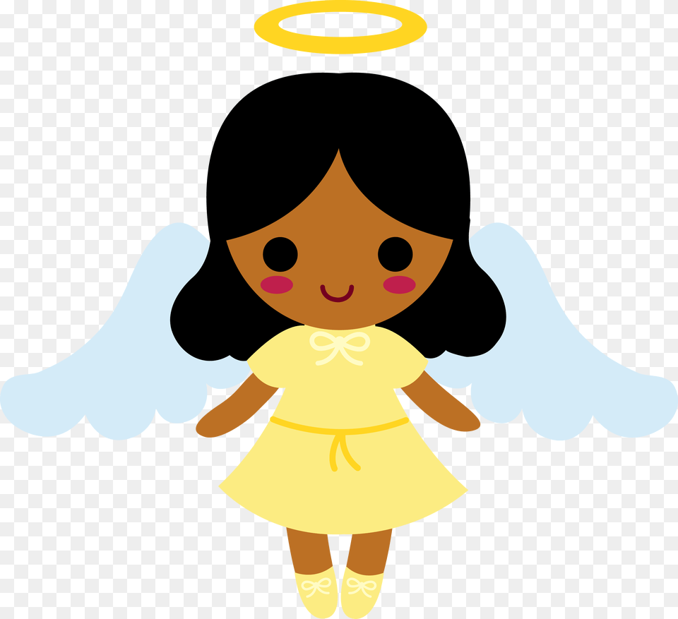 Cartoon Angel, Baby, Person, Face, Head Png