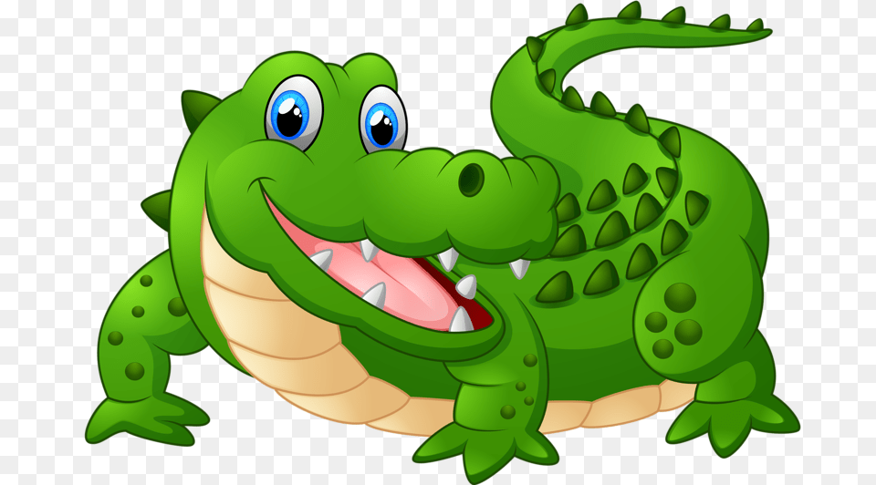 Cartoon Animals And Children Vector, Animal, Crocodile, Reptile, Fish Free Png Download
