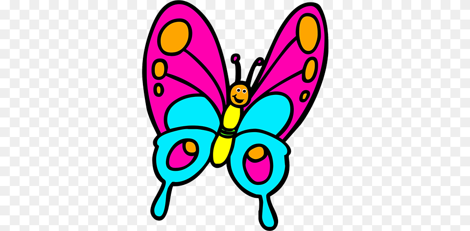 Cartoon Animals Clipart Butterfly, Animal Free Transparent Png