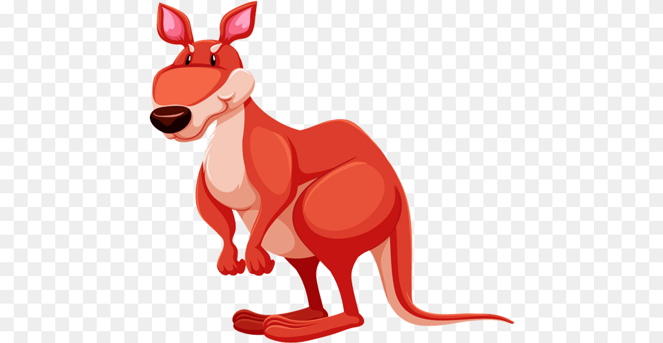 Cartoon Animals Hd Images Stickers Vectors Diagram Kangaroo, Animal, Mammal Free Png Download