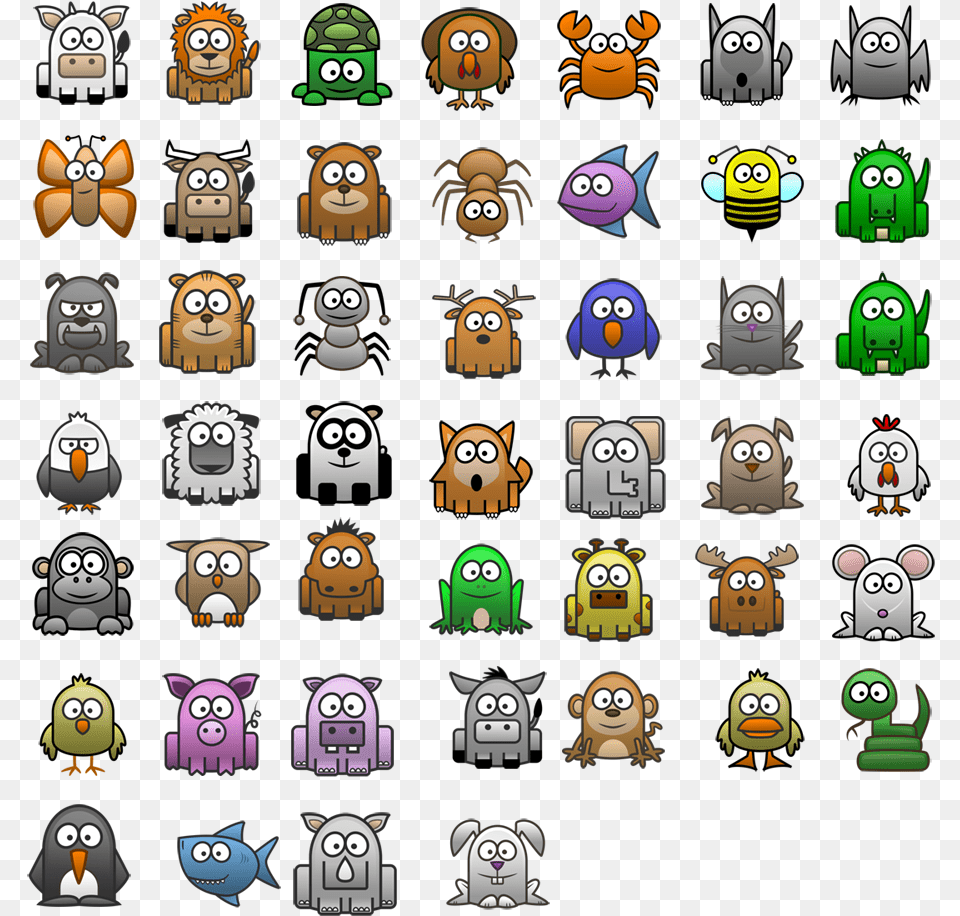 Cartoon Animals New Facebook Emojis 2018, Animal, Bird, Penguin, Toy Free Transparent Png