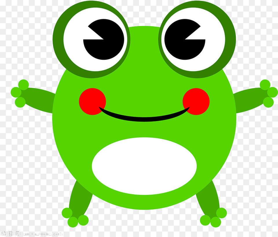 Cartoon Animation Clip Art Big Eyes Prince Baby Frog Clip Art, Green, Amphibian, Animal, Wildlife Free Transparent Png