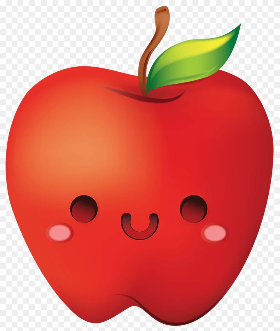 Cartoon Apple, Food, Fruit, Plant, Produce Free Png