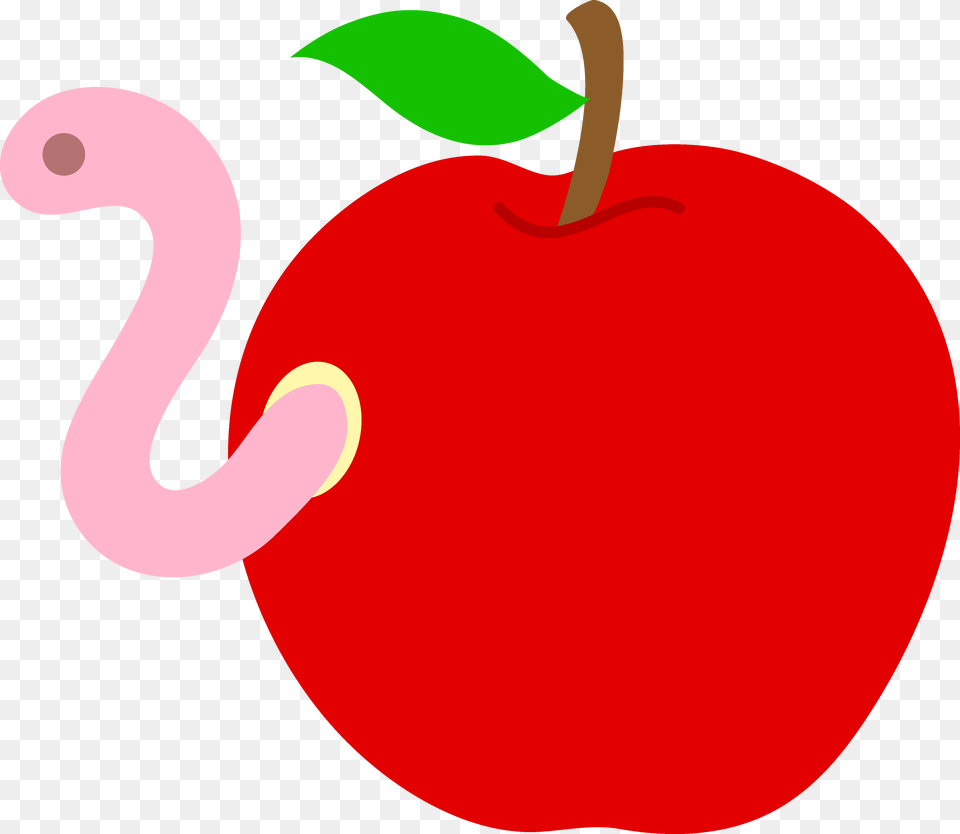 Cartoon Apple, Food, Fruit, Plant, Produce Free Png Download