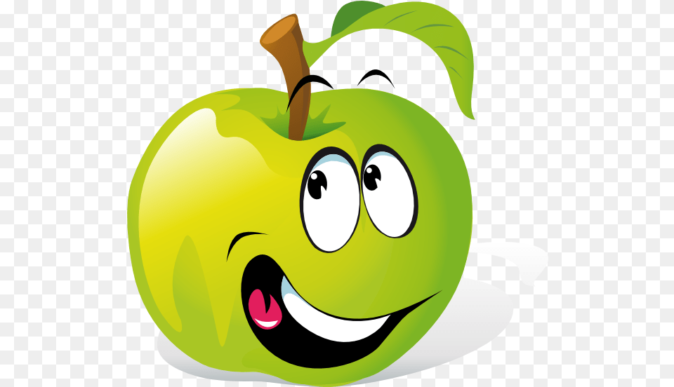 Cartoon Apple 900px Large Size Clip Arts And Green Apple For Kids, Food, Fruit, Plant, Produce Free Transparent Png