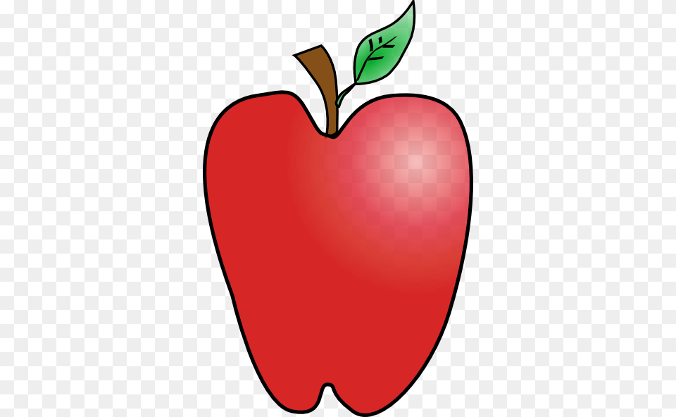 Cartoon Apple Clip Arts For Web, Food, Fruit, Plant, Produce Free Png Download