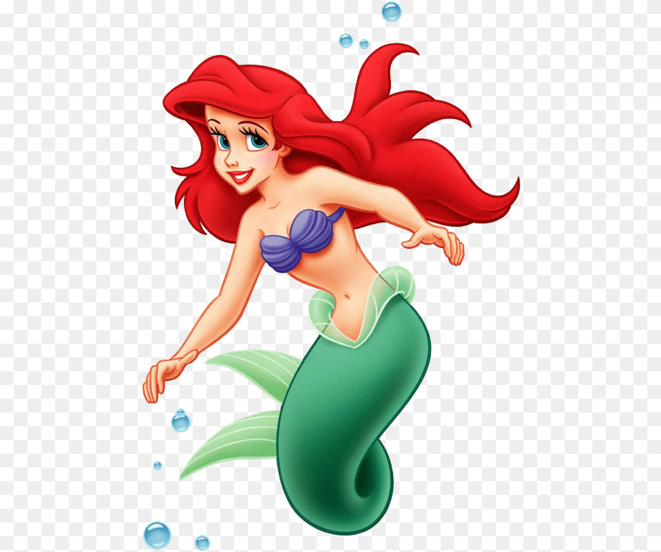 Cartoon Ariel Little Mermaid, Adult, Person, Female, Woman Png Image