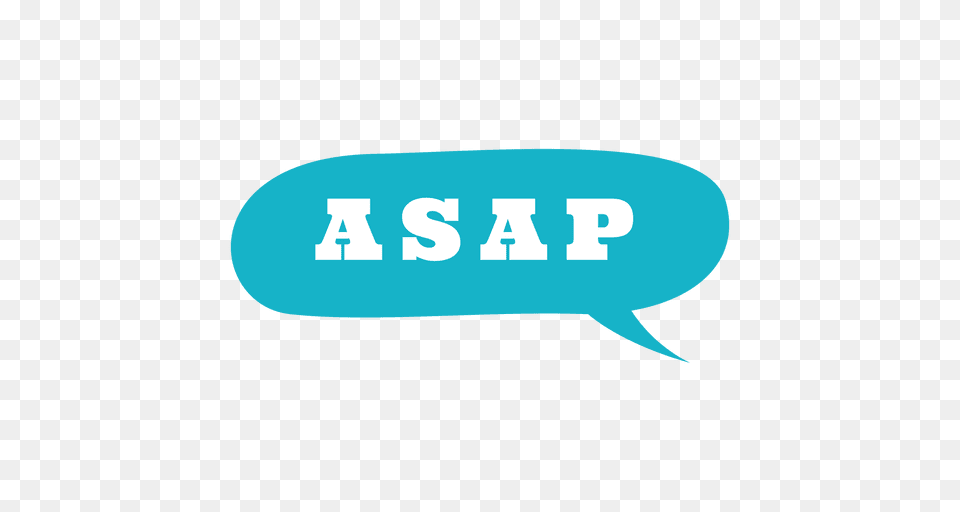 Cartoon Asap Speech Bubble, Logo, Text Free Transparent Png