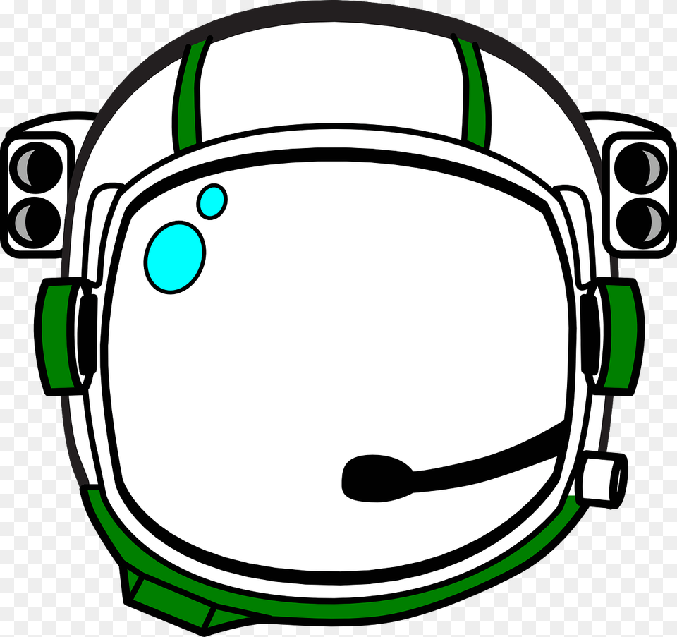 Cartoon Astronaut Helmet, Crash Helmet, American Football, Football, Person Free Png