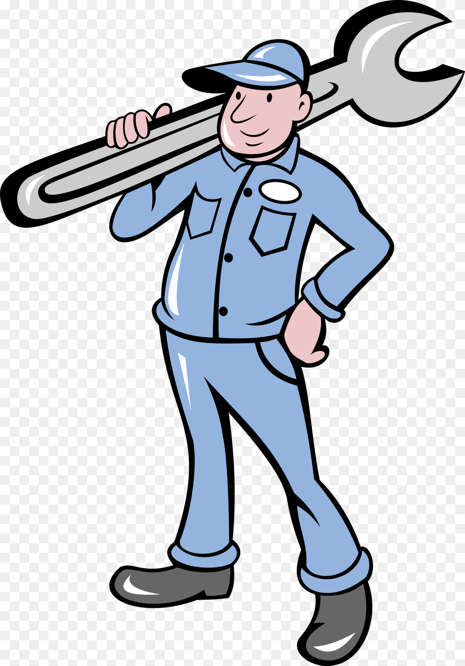 Cartoon Auto Repair Wrenches Background Cartoon Mechanic Background, Person, People, Face, Head Free Transparent Png