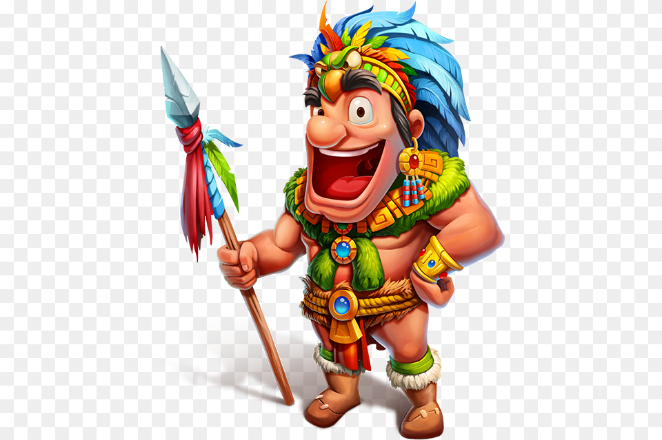 Cartoon Aztec, Baby, Person Free Png Download