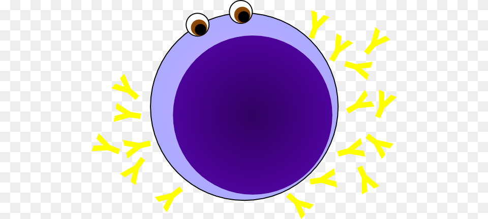 Cartoon B Cell Clip Art, Purple, Sphere, Balloon Free Transparent Png