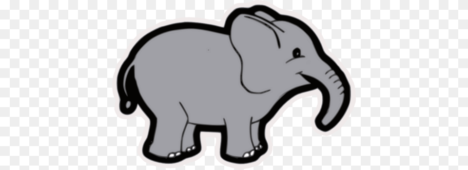 Cartoon Baby Animal Clipart, Elephant, Mammal, Wildlife Png