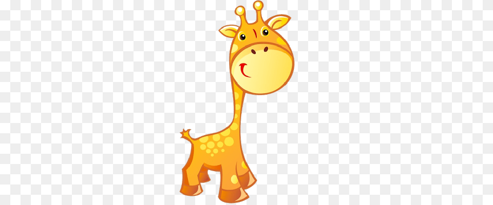 Cartoon Baby Giraffe Group With Items, Animal, Kangaroo, Mammal, Wildlife Free Png Download