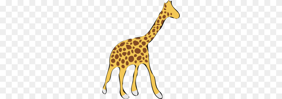 Cartoon Baby Giraffes Drawing Northern Giraffe Illustrator, Animal, Mammal, Wildlife, Person Png Image