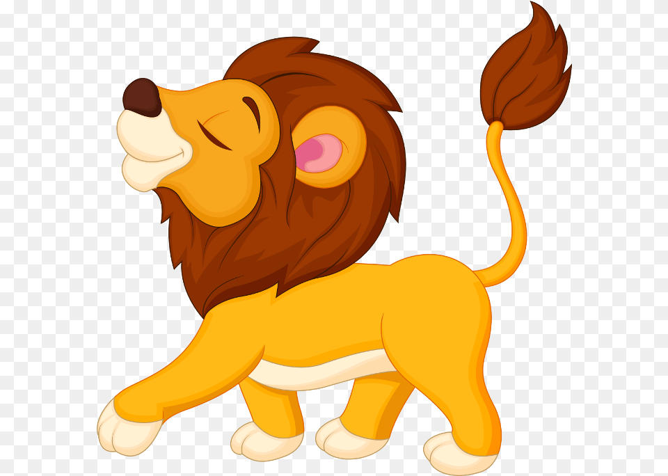 Cartoon Baby Lion Clipart Download Background Lion Cartoon, Animal, Mammal, Wildlife, Bear Free Transparent Png