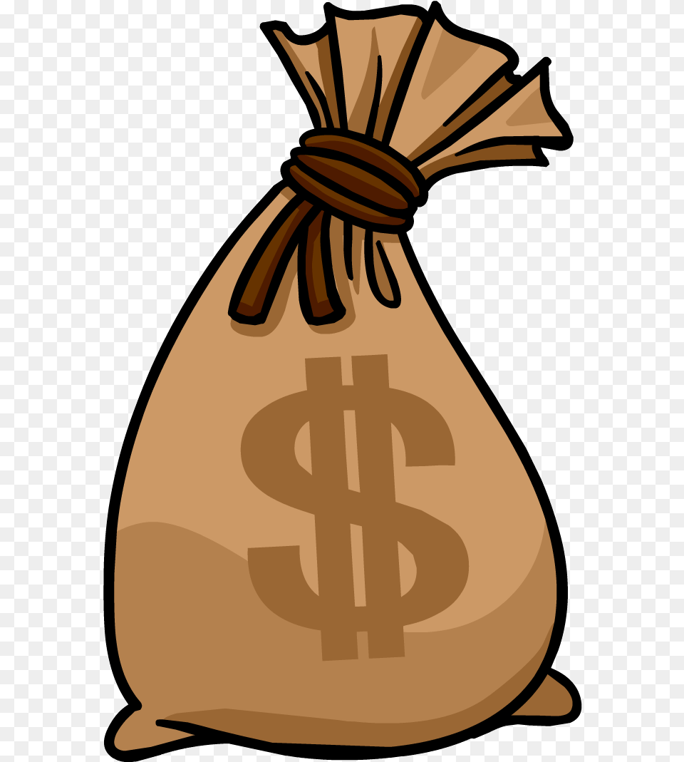 Cartoon Bag Of Money Money Bag Cartoon, Sack, Adult, Bride, Female Png Image