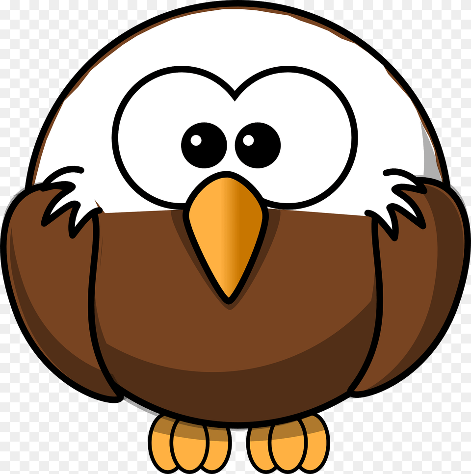 Cartoon Bald Eagle Clipart, Animal, Food Free Png