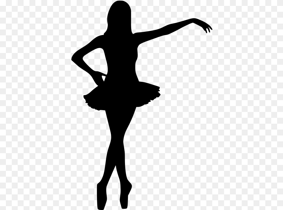 Cartoon Ballet Pointe Shoes, Gray Free Png