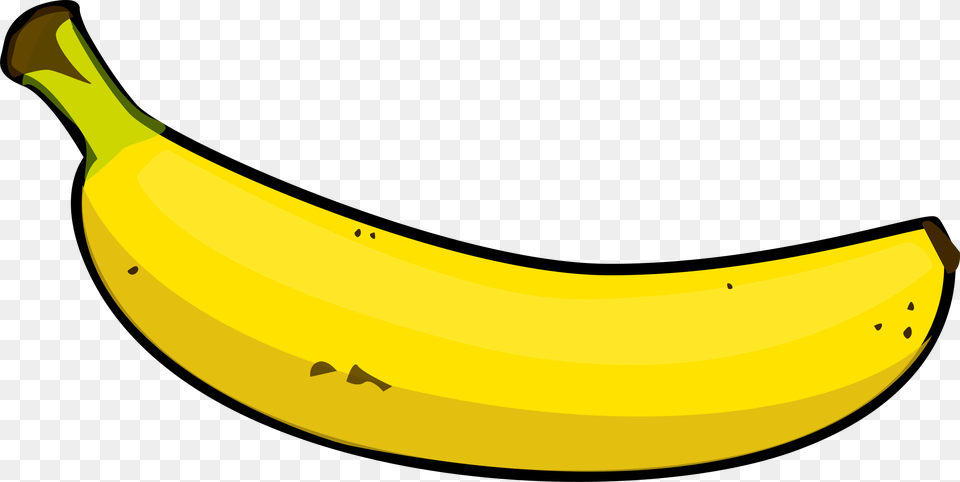 Cartoon Banana, Food, Fruit, Plant, Produce Free Png Download