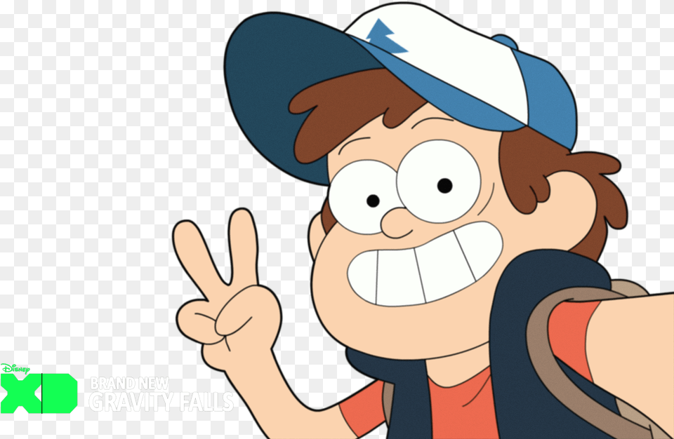 Cartoon Baseball Brand New Gravity Dipper Pines Mabel Gravity Falls Dipper Selfie, Baby, Person, Body Part, Finger Free Png