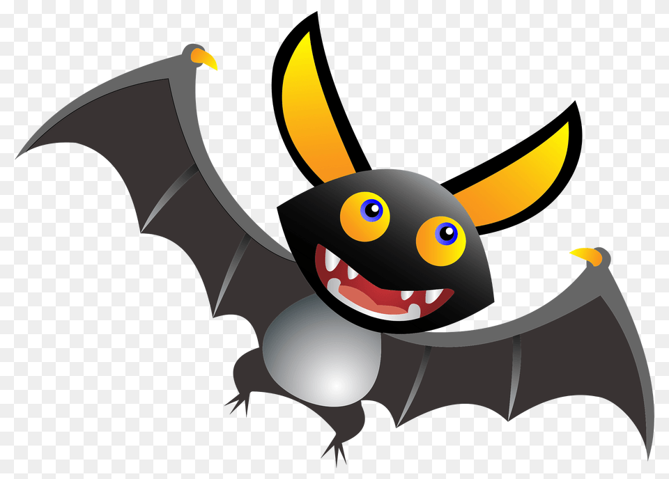 Cartoon Bat Clipart, Animal, Fish, Sea Life, Shark Free Png