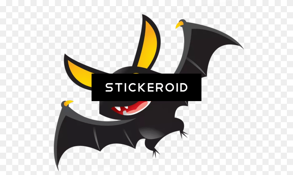 Cartoon Bat Clipart Download Halloween Bat Clip Art, Logo, Animal, Mammal, Wildlife Free Png