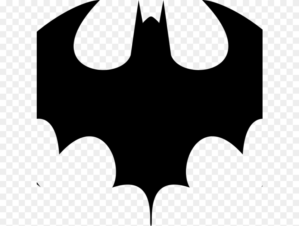 Cartoon Batman Logo, Gray Free Png Download