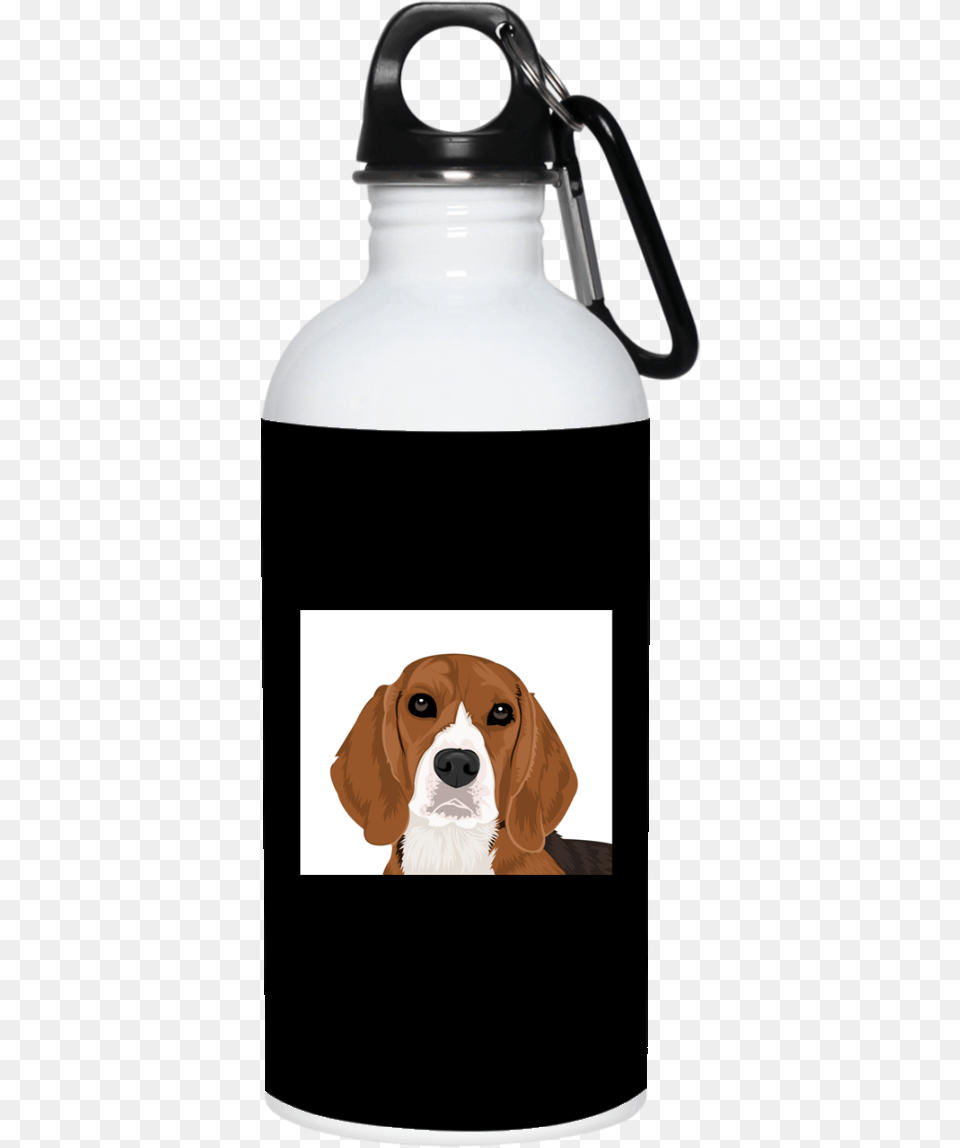 Cartoon Beagle 20 Oz Water Bottle, Animal, Canine, Dog, Hound Free Transparent Png