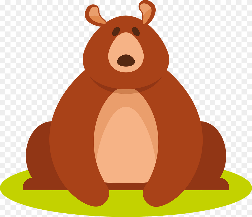 Cartoon Bear Clipart, Animal, Mammal, Wildlife Png Image