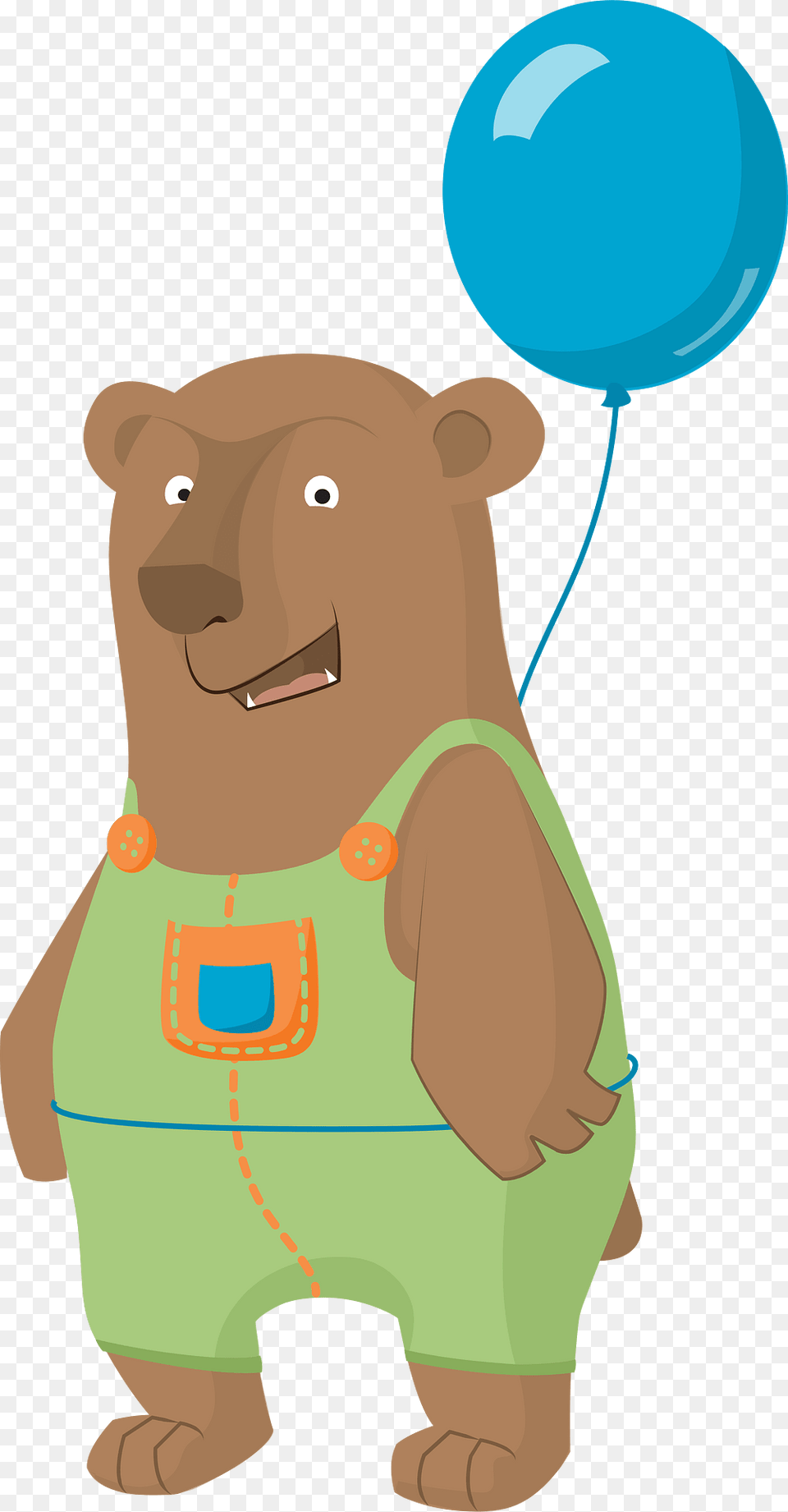 Cartoon Bear Clipart, Animal, Mammal, Wildlife, Balloon Png Image