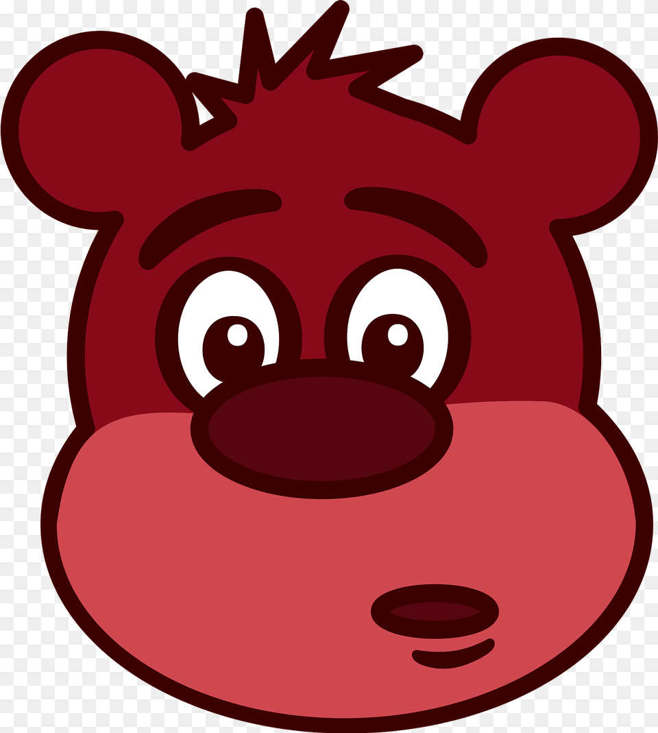 Cartoon Bear Face Clipart, Snout, Dynamite, Weapon Free Png Download