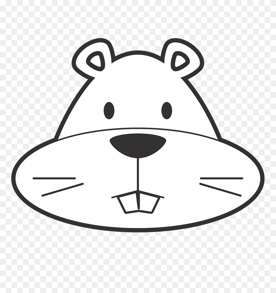Cartoon Beaver Face Clipart, Clothing, Hat, Lighting Free Transparent Png