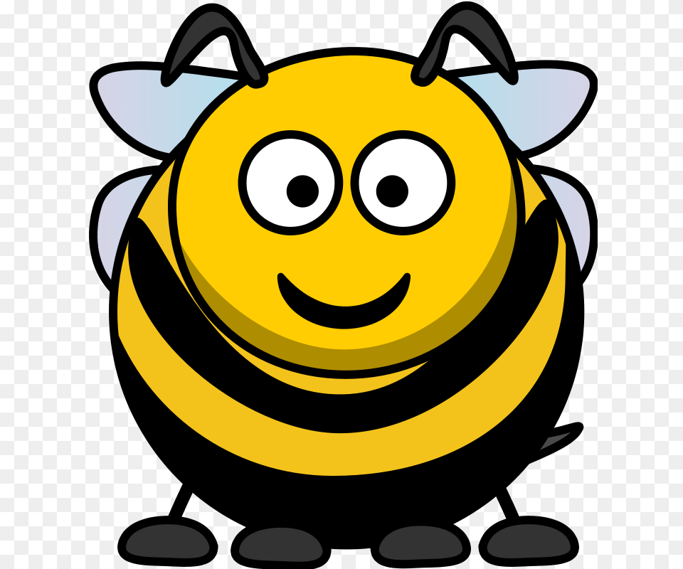 Cartoon Bee, Animal, Honey Bee, Insect, Invertebrate Free Png