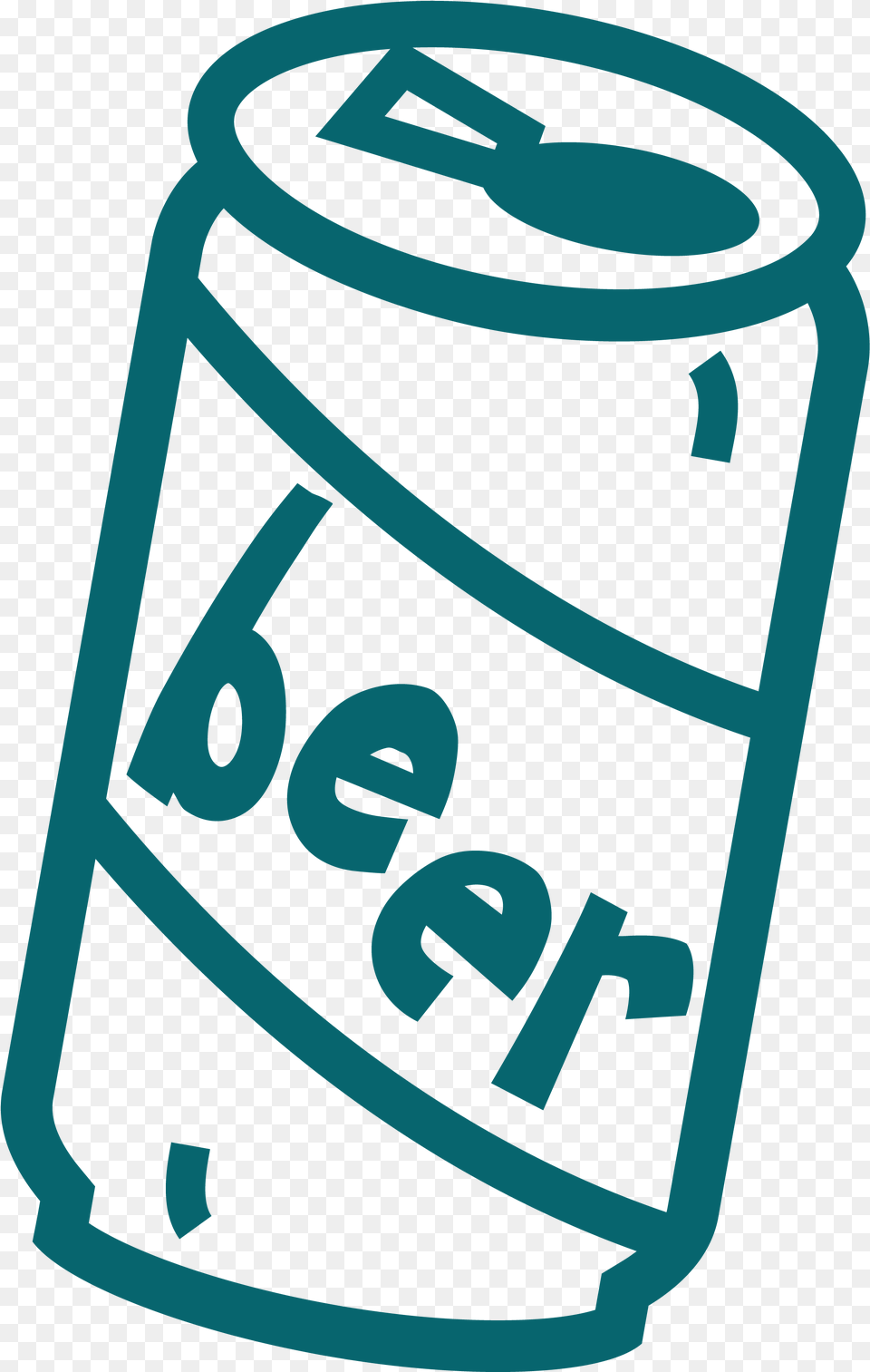 Cartoon Beer Can F4000, Tin Free Png