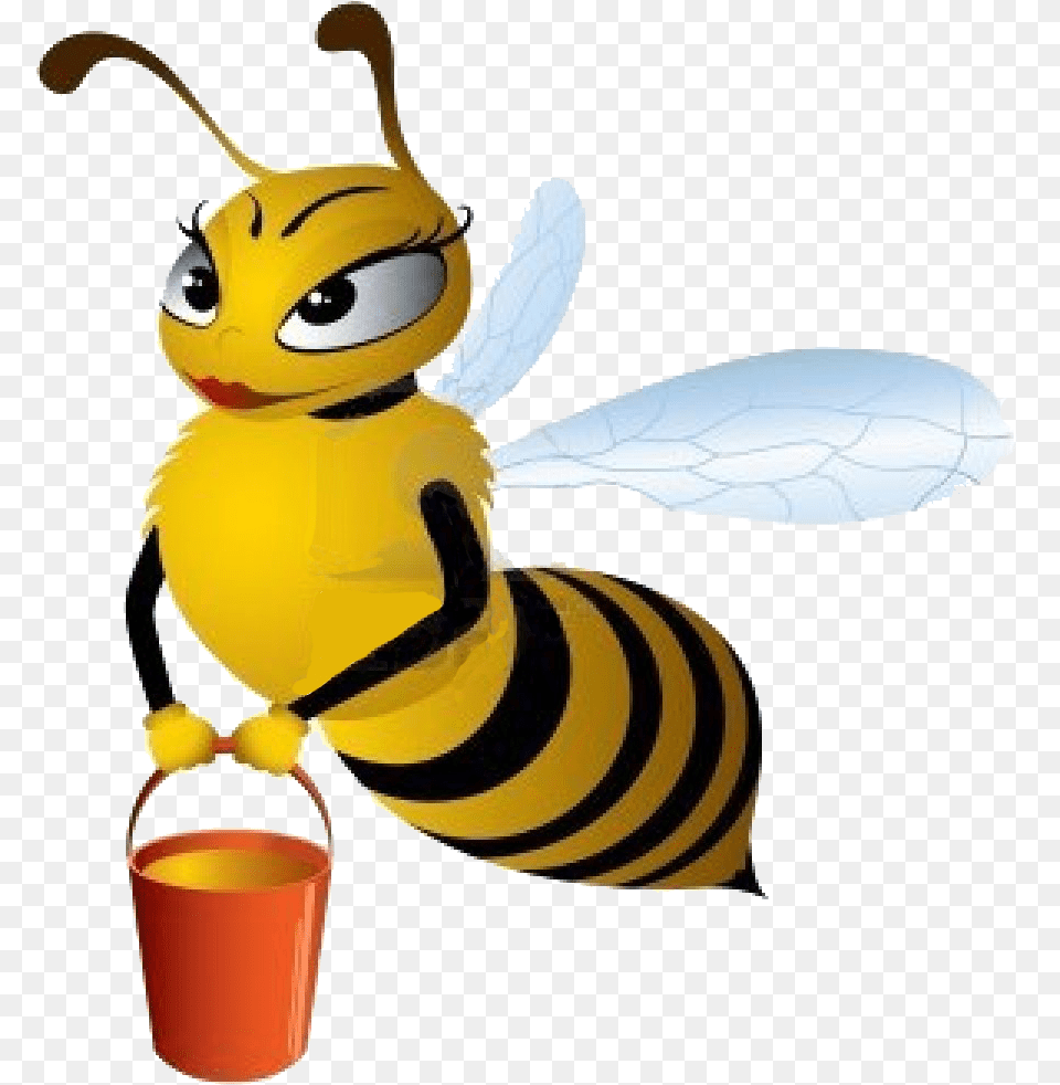 Cartoon Bees, Animal, Bee, Insect, Invertebrate Free Png