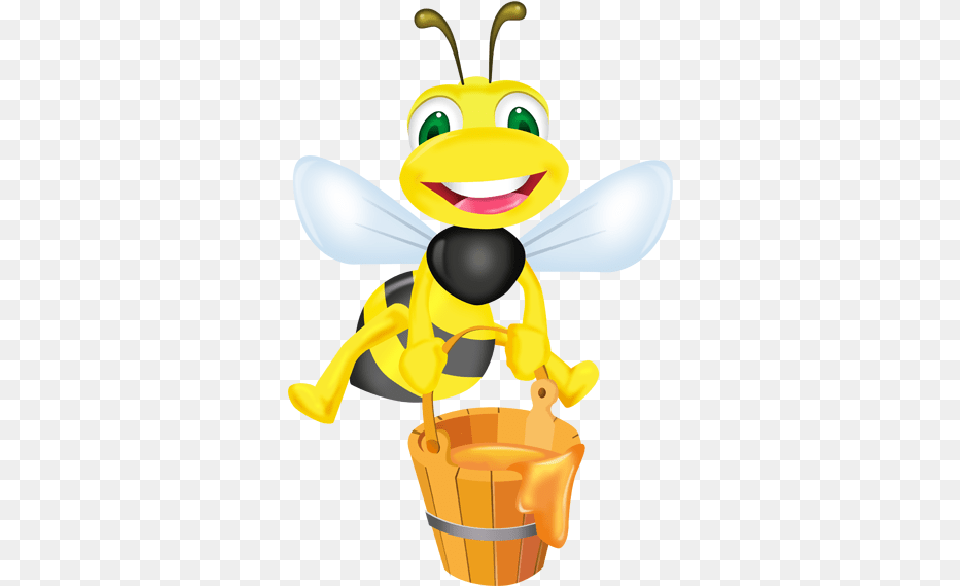 Cartoon Bees Clipart, Animal, Bee, Insect, Invertebrate Free Png