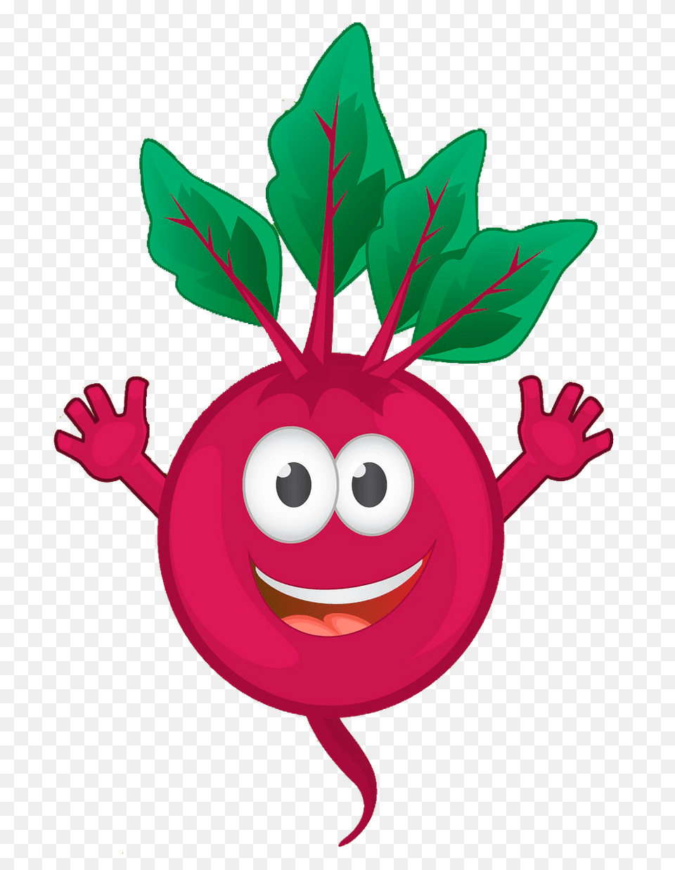 Cartoon Beetroot Clipart, Food, Produce, Plant, Radish Free Png