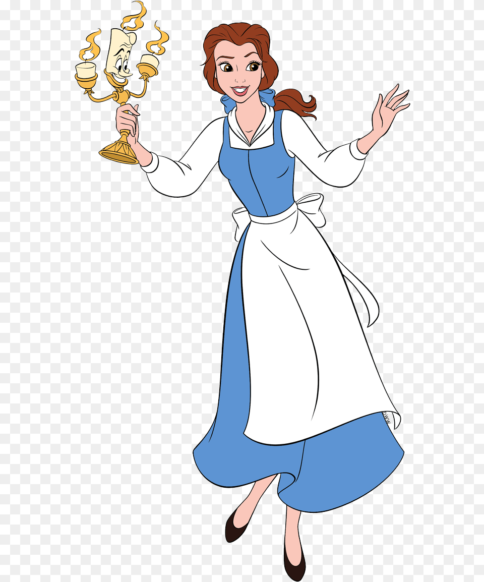 Cartoon Belle In Blue Dress, Adult, Female, Person, Woman Free Transparent Png