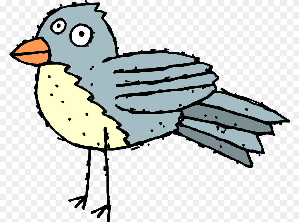 Cartoon Bird Clipart Vector Clip Art Online Royalty Free, Animal, Beak, Finch, Jay Png Image