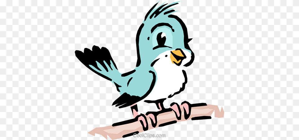 Cartoon Bird Royalty Vector Clip Art Illustration, Animal, Beak, Finch, Baby Free Transparent Png