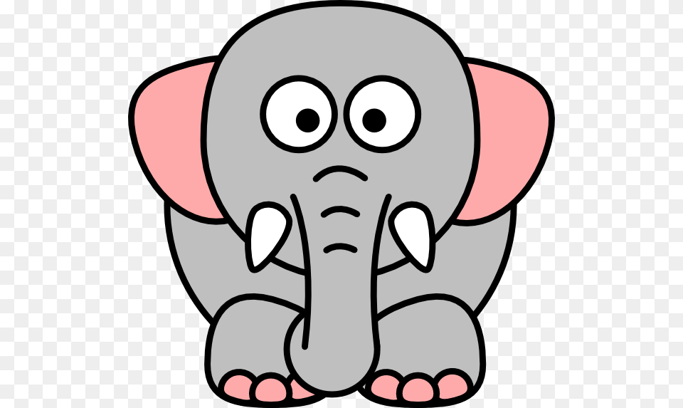 Cartoon Black And White Elephant, Animal, Wildlife, Ammunition, Grenade Free Png