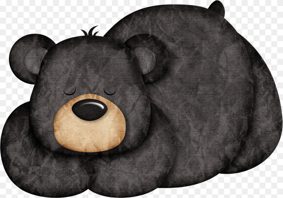 Cartoon Black Bear Clipart, Animal, Elephant, Mammal, Wildlife Free Png