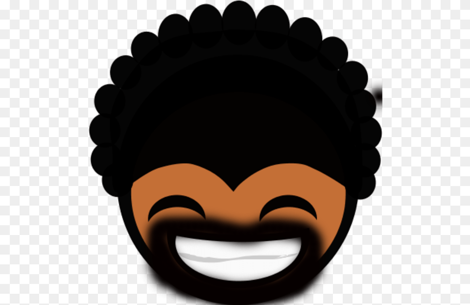 Cartoon Black Guy With Afro Clipart Football Freak, Face, Head, Person, Baby Free Png