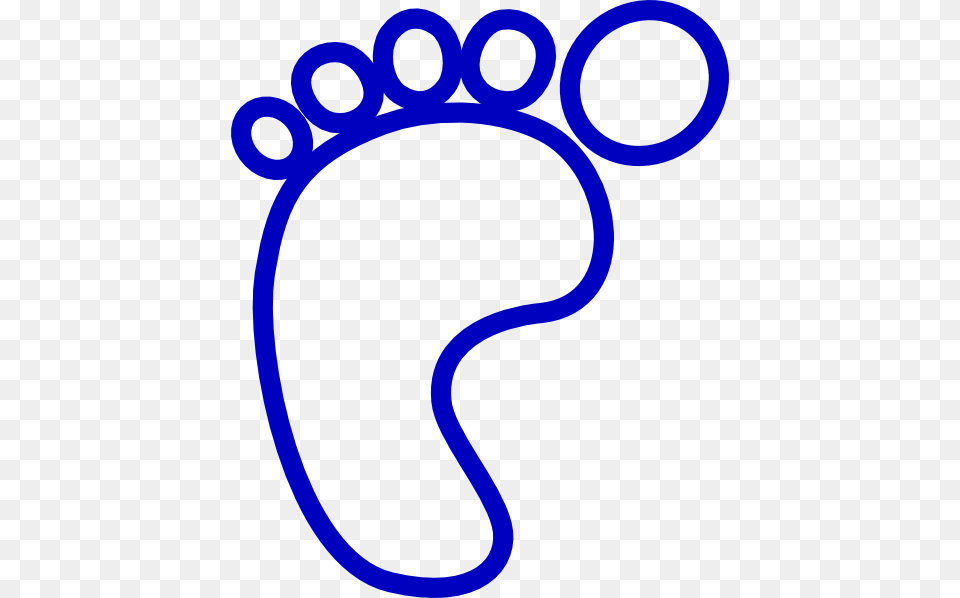 Cartoon Blue Baby Feet Clip Art Family Footprints Silhouette, Footprint, Smoke Pipe Free Transparent Png