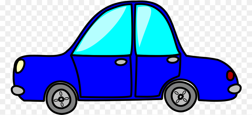Cartoon Blue Car Svg Clip Art For Non Living Things Cartoon, Machine, Spoke, Transportation, Vehicle Png